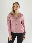 Vila Cardigan VIRIL V-NECK KNIT CARDIGAN nostalgia rose - Women's knitwear - 141619 - 1