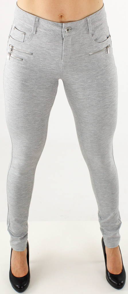 Drome II Zipper pants light grey - Women's trousers - 116439 - 1