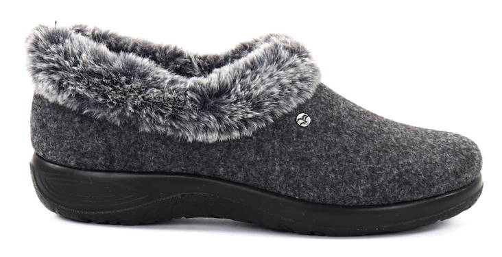 Fly Flot Slippers 572 antracite - Women's slippers - 129619 - 1