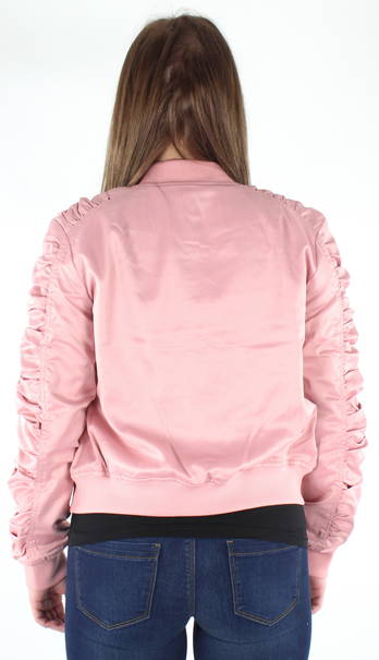 guess pink bomber jacket