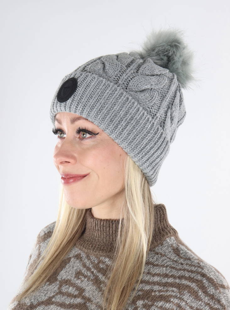Guess Beanie AW9959WOL01 LGY light grey - Women's beanies and gloves - 134569 - 1