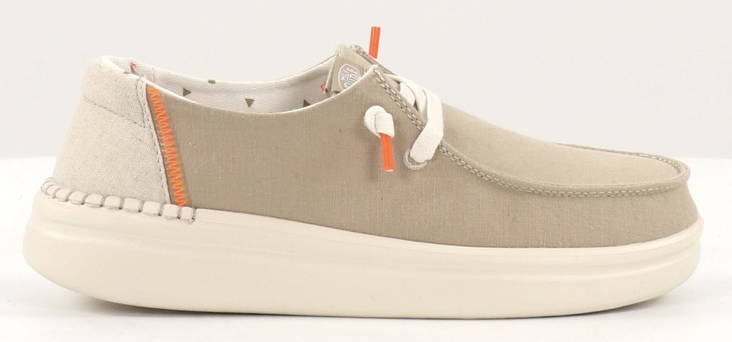 HEYDUDE Shoes Wendy rise Chambray sandshell - Women's walking shoes - 133669 - 1