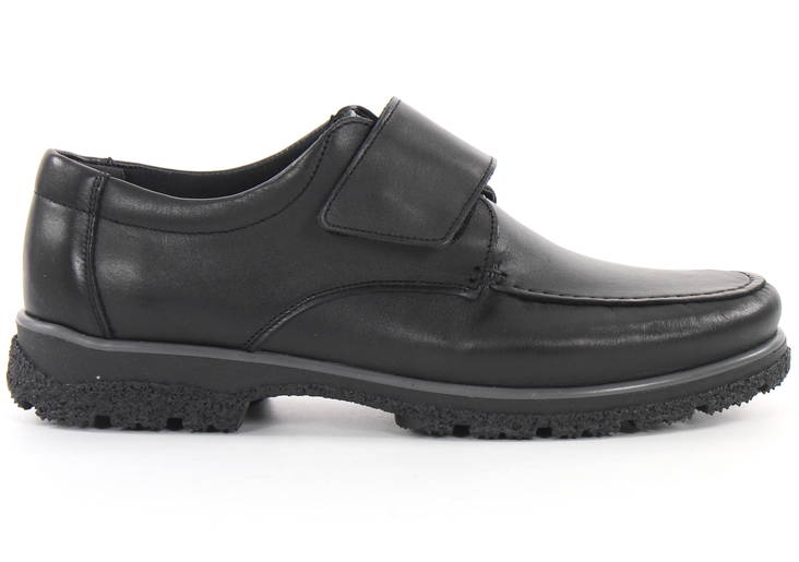 Ilves men`s walking shoes in leather. Wide XXL -last 2243 black - Men's walking shoes - 129929 - 1