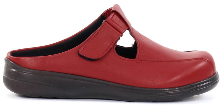 Ilves Mules 5007/A, Red - Women's mules - 132789 - 1