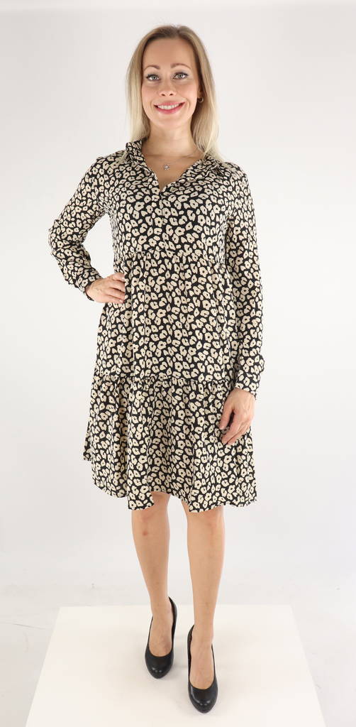 JDY Dress shirt, black/tapioca - Dresses and tunics - 131839 - 1