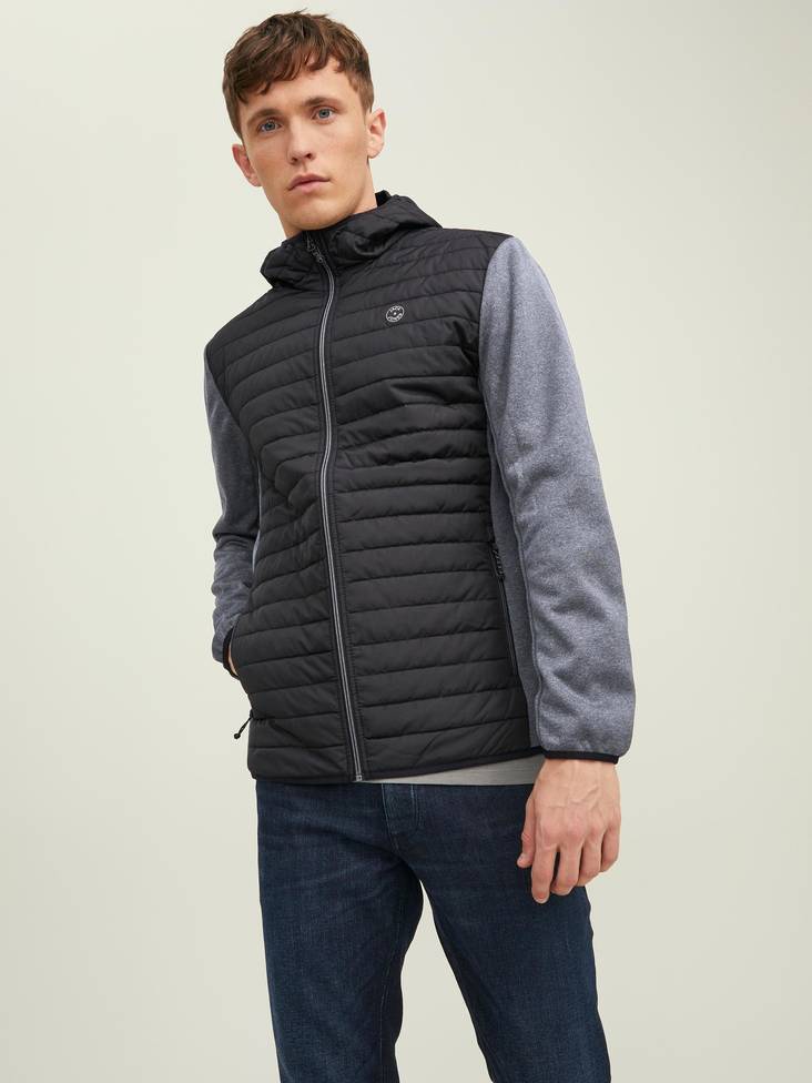 Jack & Jones Multi Quilted mid-season Jacket black - Men's jackets - 134009 - 1