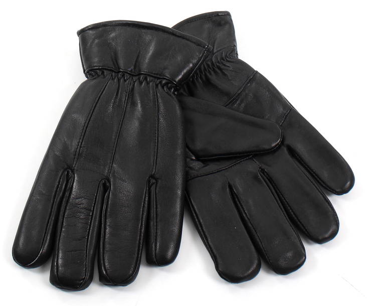 Gloves 1256D, Black - Men's gloves, scarfs and caps - 125089 - 1
