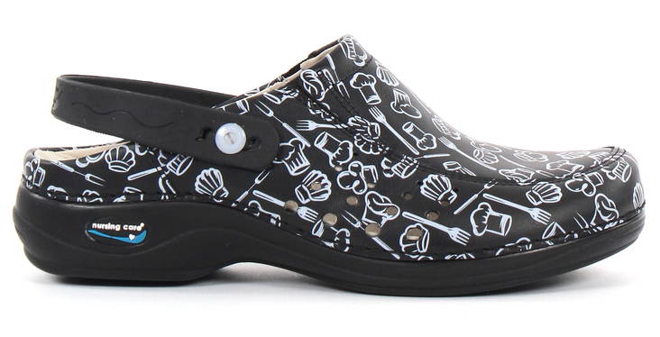Nursing Care Machine Washable Work Shoes Leather Kitchen-11 - Women's work shoes - 122659 - 1