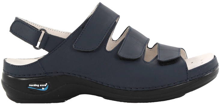 Nursing Care Machine washable sandals WG1803 dark blue - Women's work shoes - 118909 - 1