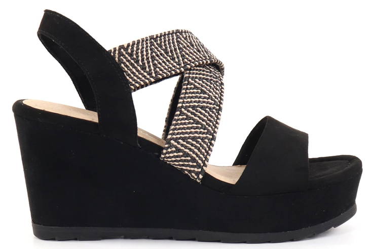 Marco Tozzi Wedge Sandals 28332-28, black - Women's sandals - 131319 - 1