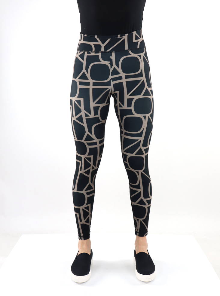 Only Play women's training pants Font-2 HW black / walnut - Women's sports pants - 135429 - 1