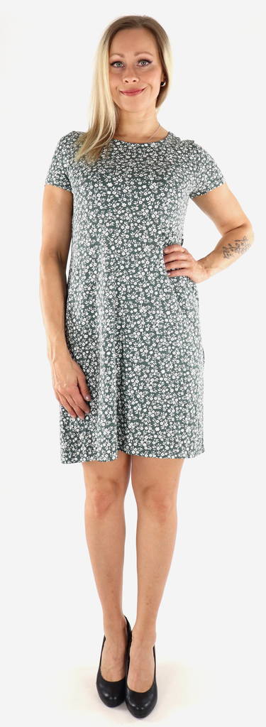 Only women's Dress back lace up Balsam green - Dresses and tunics - 133979 - 1