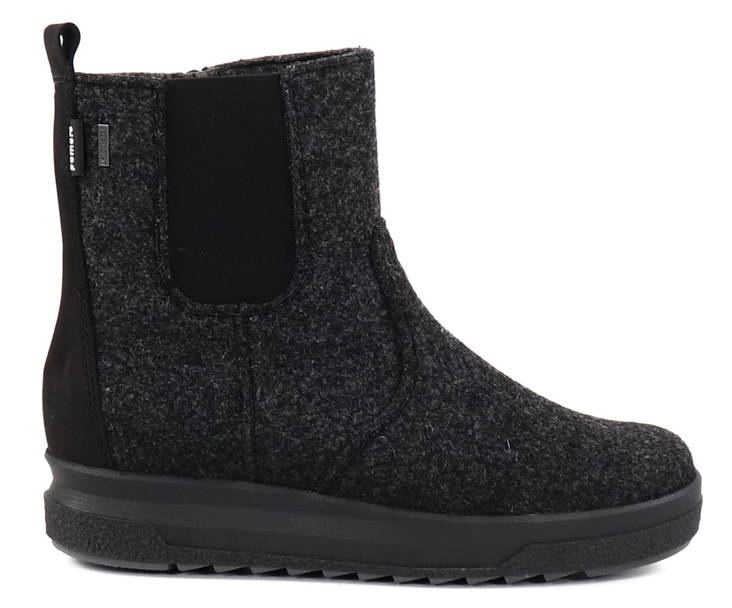Pomar Felt Ankle Boots Malla granit felt - Women's ankle boots - 132099 - 1