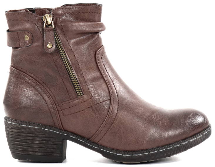 Primo Piano Ankle Boots 75-07072, Brown - Women's ankle boots - 127149 - 1