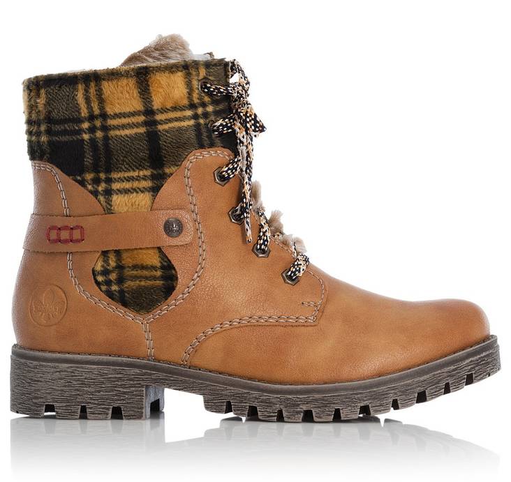 Rieker Ankle Boots 785G1-68, Yellow - Rieker ankle boots - 127199 - 1