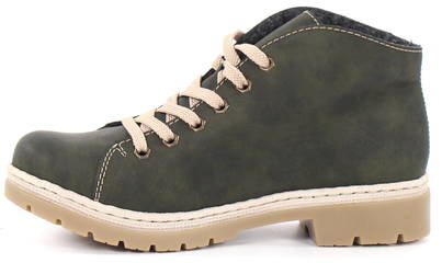 rieker green ankle boots