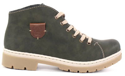 rieker green ankle boots