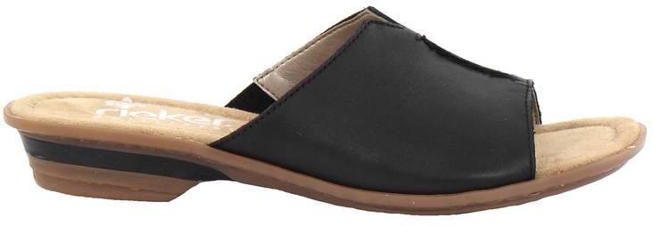 Rieker Mules 63459-00, Black - Women's mules - 128729 - 1