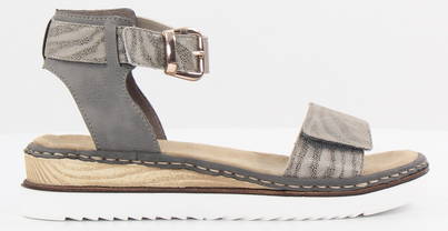 rieker grey sandals
