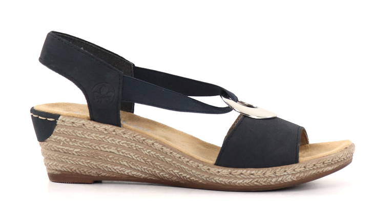 Rieker women's sandals 624H6-14 blue - Rieker women`s sandals - 135379 - 1