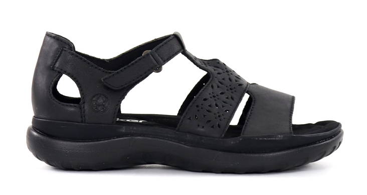 Rieker women's sandals 64865-01 black - Rieker women`s sandals - 135549 - 1
