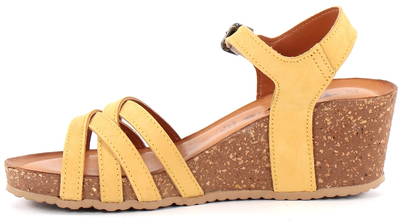 tamaris yellow sandals