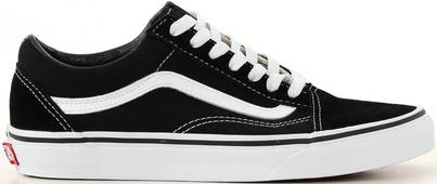 vans old skool black white mens