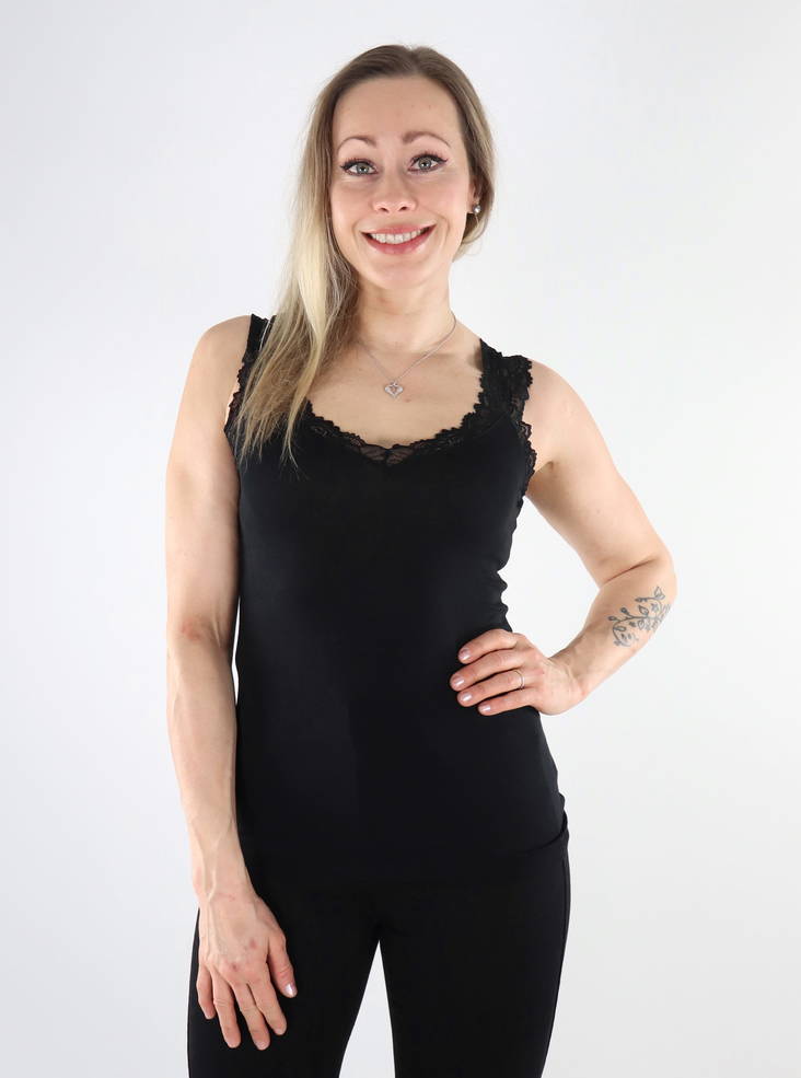 Top Vero Moda black - Women's tank tops - 135399 - 1