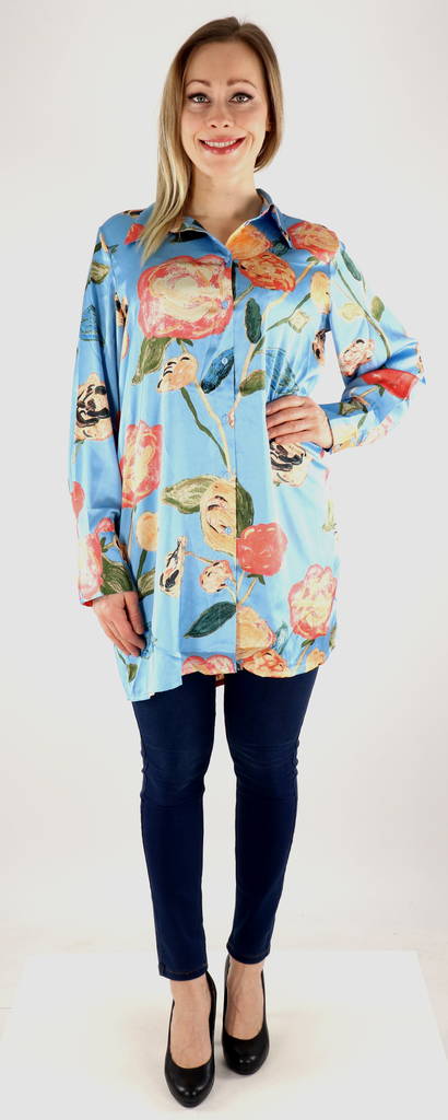 Vero Moda Dress Shirt blue/renee - Women's shirts and blouses - 132749 - 1