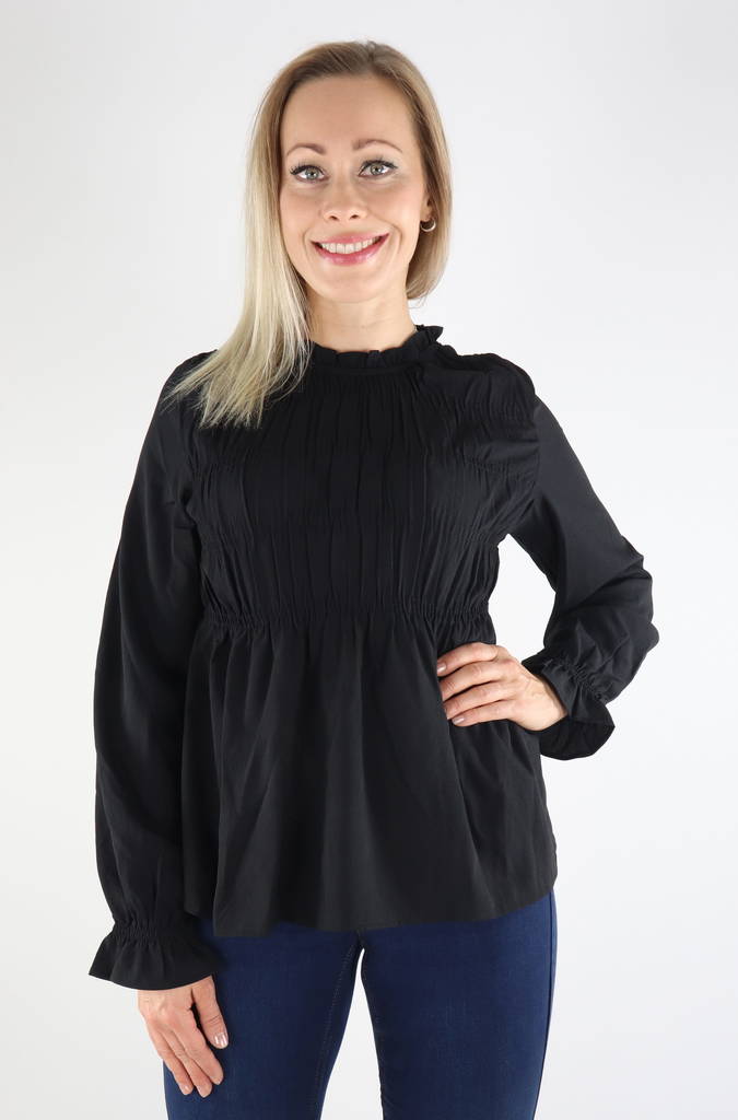 Vero Moda Shirt black - Women's long sleeved shirts - 131849 - 1
