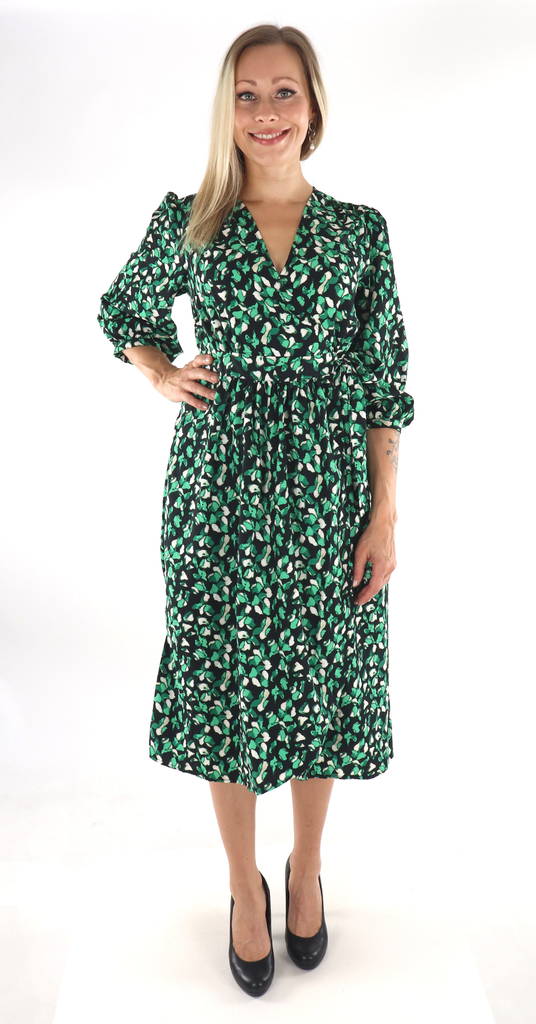 Vila Dress v-neck 3/4 black/Bri - Dresses and tunics - 134229 - 1