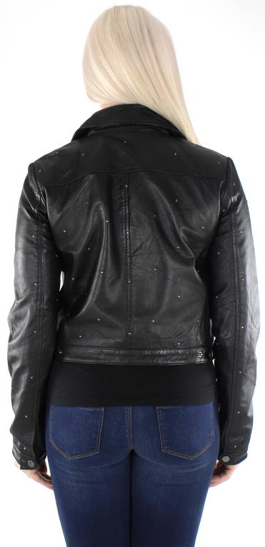 Vila Leather Jacket Gora, Black - Stilettoshop.eu Webstore