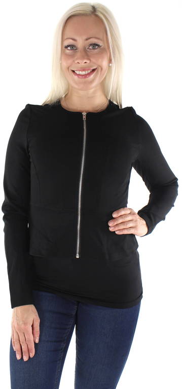 Only Blazer Poptrash zip, black - Stilettoshop.eu webstore