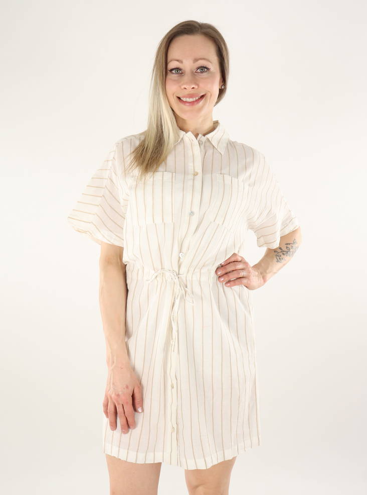 JJXX dress Linen Blanc / cornsilk - Dresses and tunics - 135779 - 1