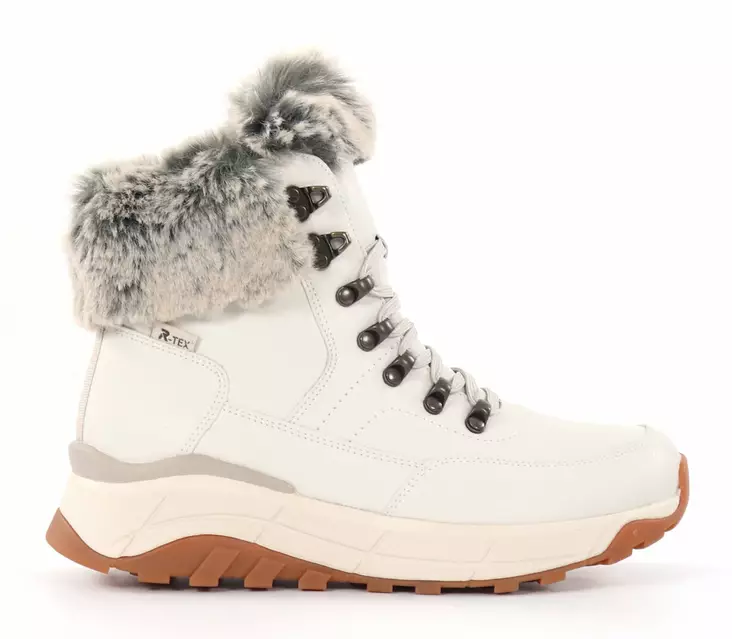 Rieker women's ankle boots W0063-80 white - Rieker ankle boots - 136609 - 1