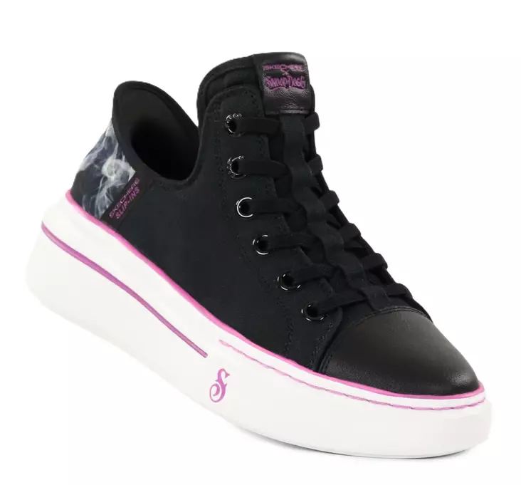 Skechers women's sneakers 186000/BKPR SNOOP ONE - BOSS LIFE CANVAS black/purple - Skechers women`s sneakers - 138669 - 1