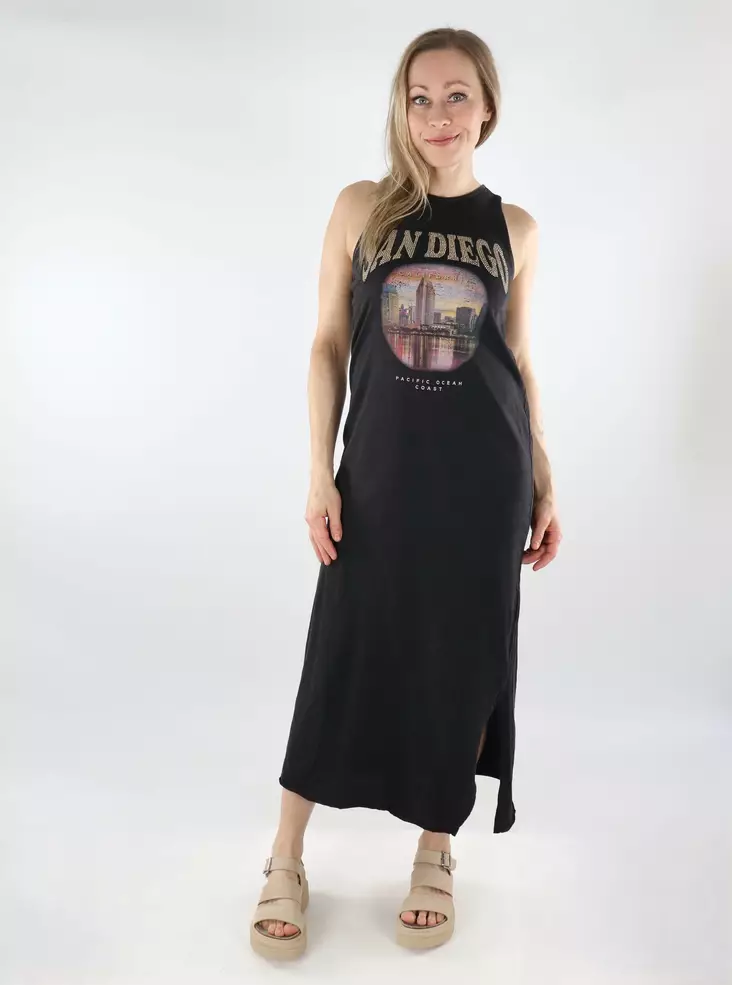 Only printed dress black/San Diego - Dresses and tunics - 138749 - 1