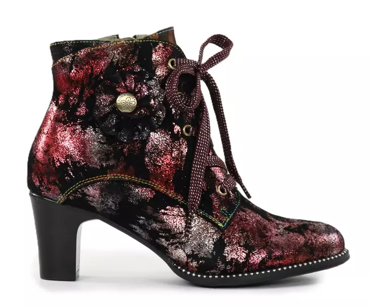 Laura Vita women's ankle boots Elcodieo 01 burgundy - Women's ankle boots - 138989 - 1
