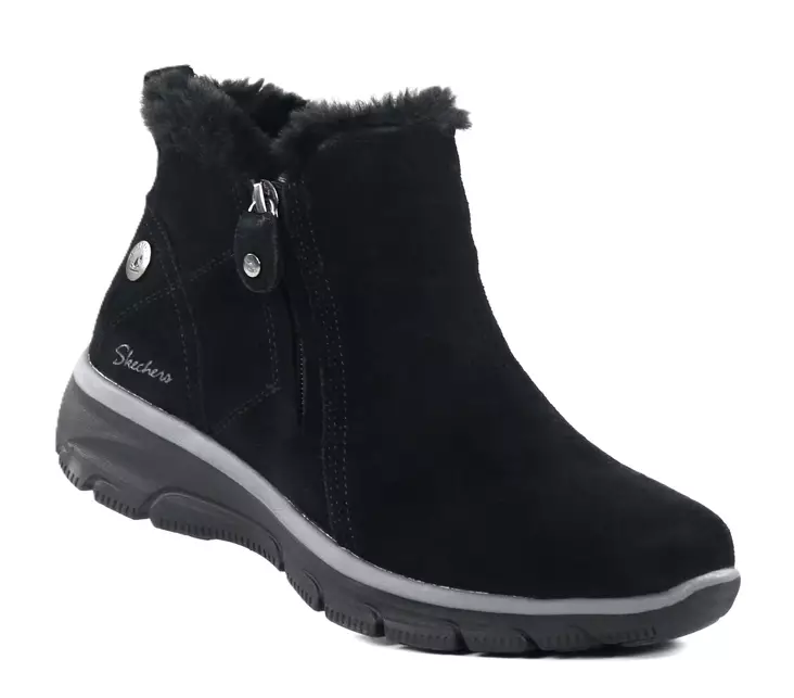 Skechers women's wide-last ankle boots 168042/BBK EASY GOING - HIGH ZIP 2 black - Women's ankle boots - 139259 - 1