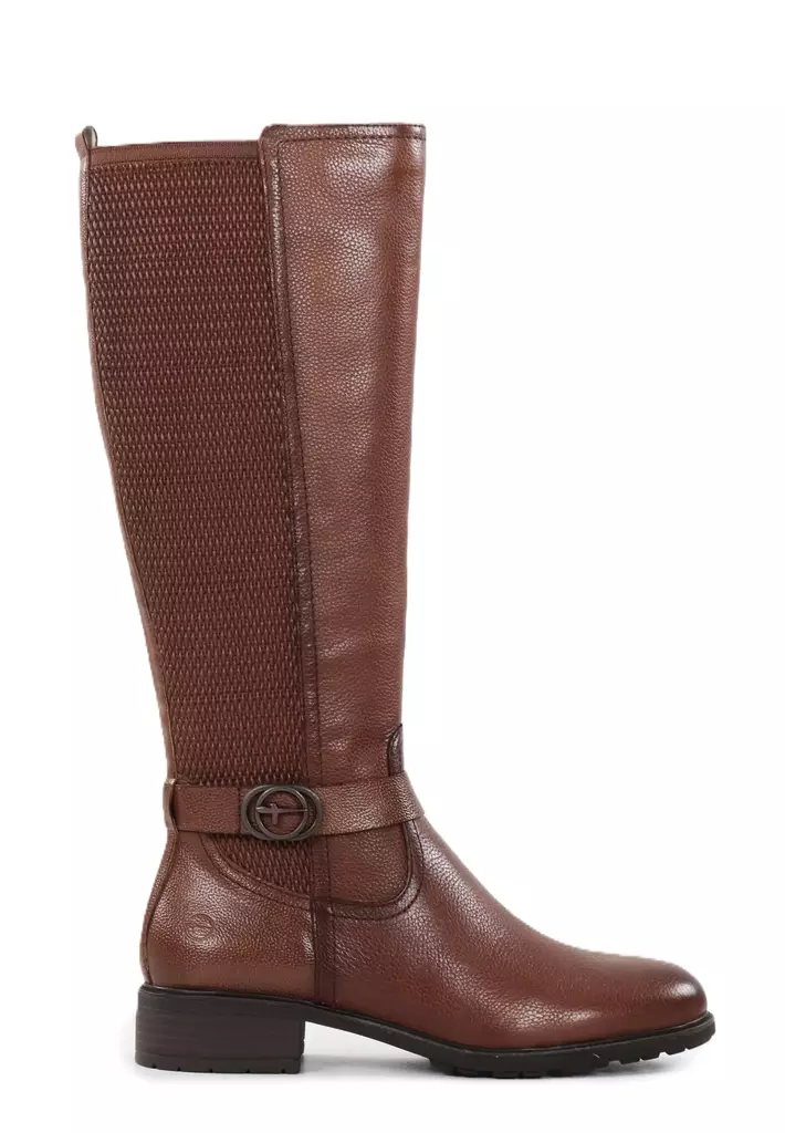 Tamaris women's boots with XS shaft 25618-43 cognac - Tamaris boots - 139379 - 1