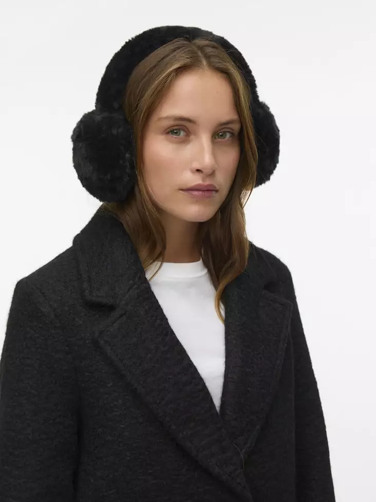 Vero Moda Earflaps VMWILMA EAR WARMERS black - Women's beanies and gloves - 139399 - 1