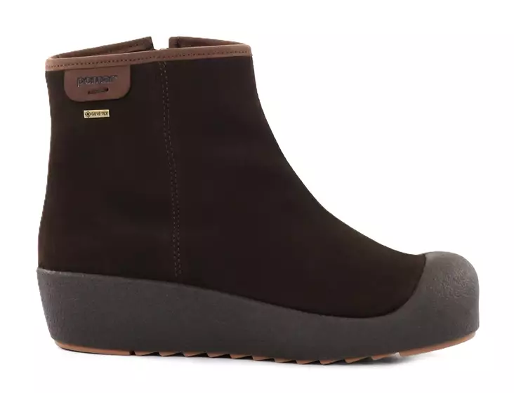 Pomar women's GORE-TEX ankle boots Kallio bark suede 412 - Women's ankle boots - 139469 - 1