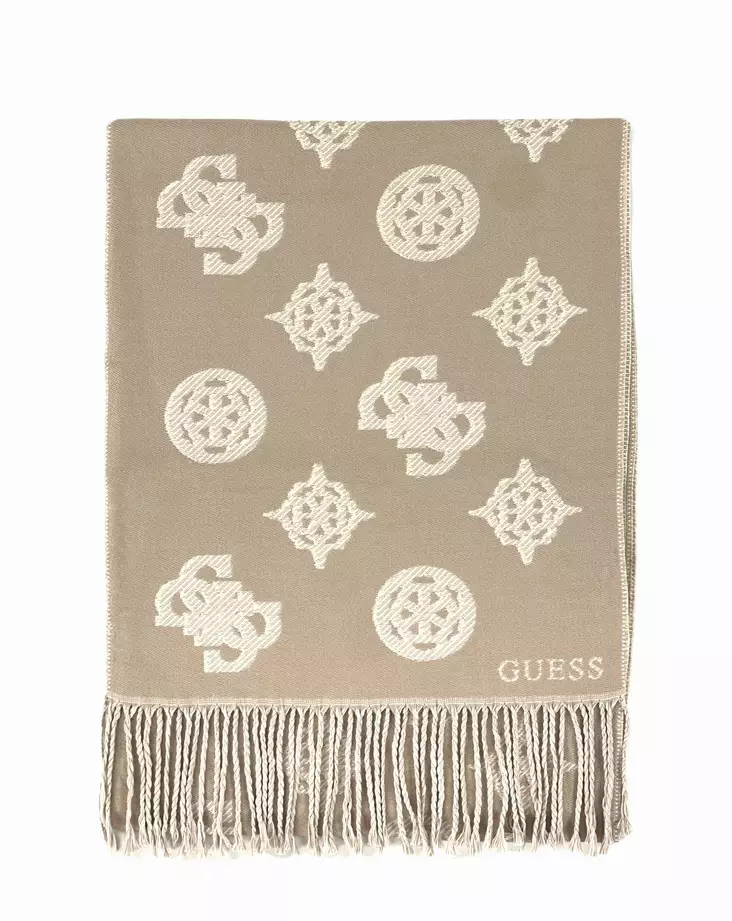 Guess Scarf AW5451VIS03 DKO dark taupe - Women's scarfs - 140079 - 1