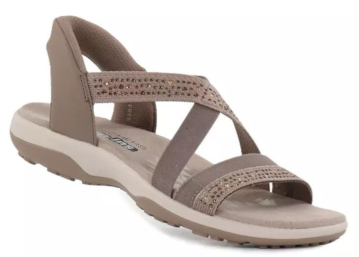 Skechers Sandals 163574/MOC REGGAE SLIM - SUMMER SPARKLE Mocha - Skechers women`s sandals - 141419 - 1