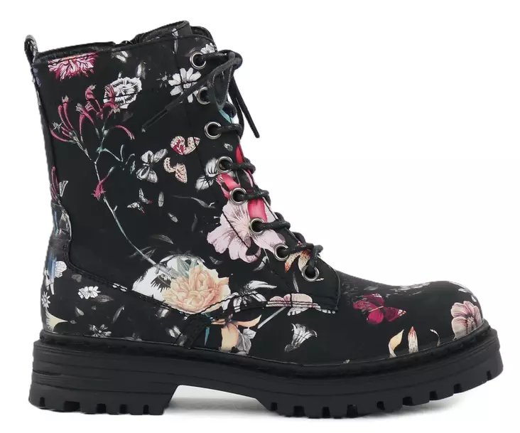 Migant ankle boots A920-317 black flower - Women's ankle boots - 141649 - 1