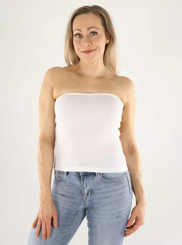 JJXX tube top bright white - Women's tank tops - 140929 - 1