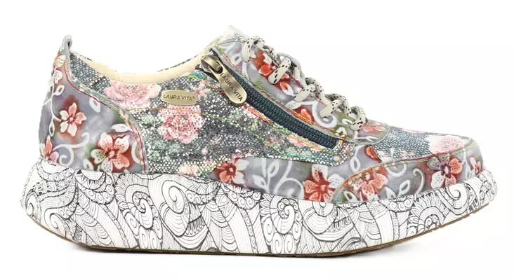 Laura Vita women's sneakers Nikito 62 gris - Women's sneakers - 137759 - 1