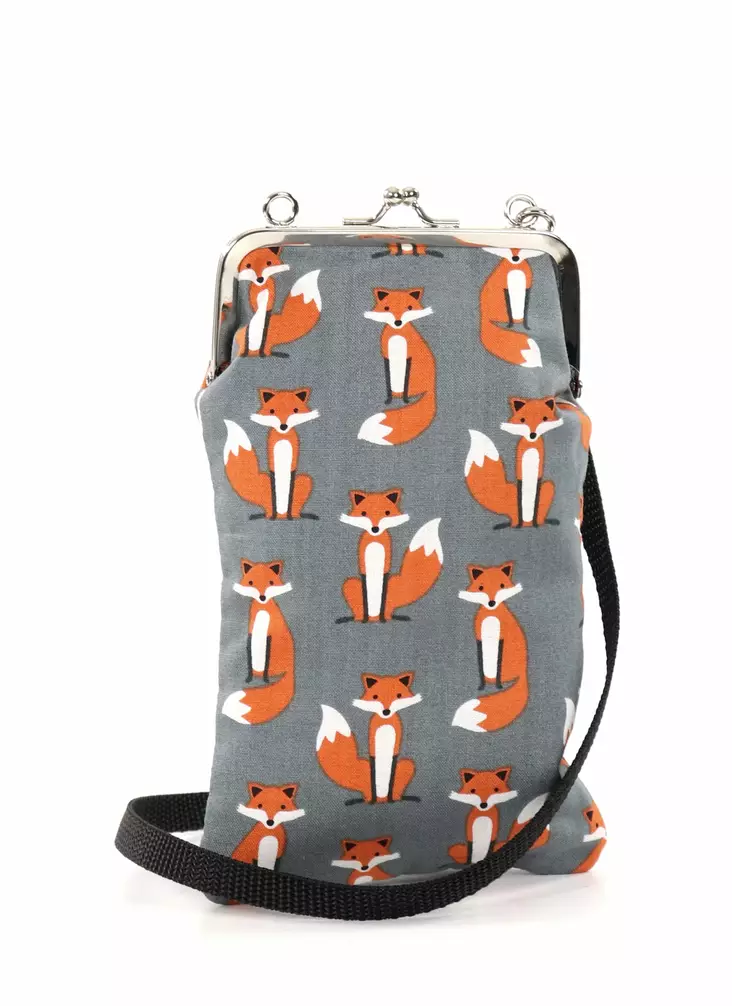 Nabo purse with shoulder strap K556 big fox - Wallets - 137349 - 1