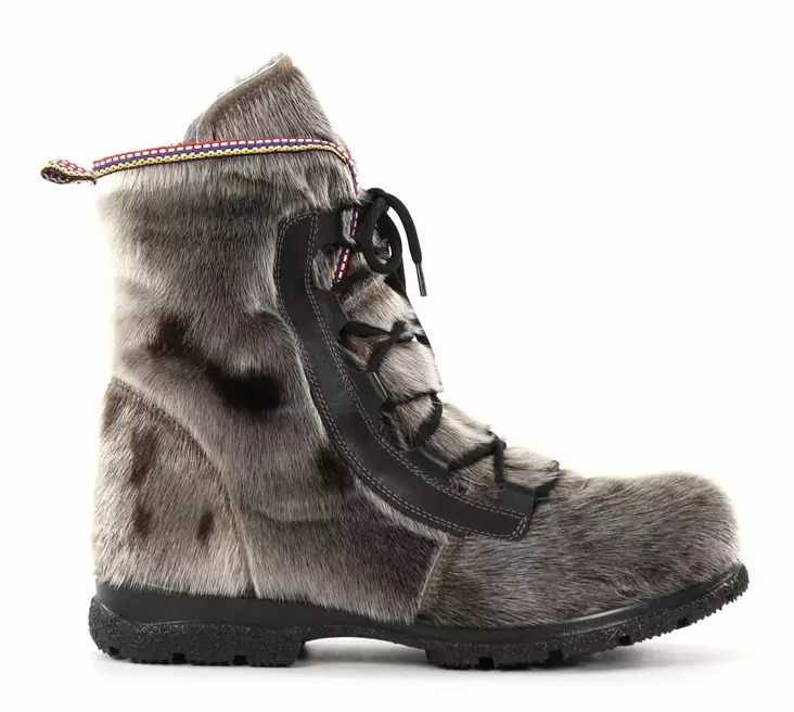 Natura Lumikas men's seal skin shoes 1002 Seal - Men's ankle boots and boots - 136699 - 1