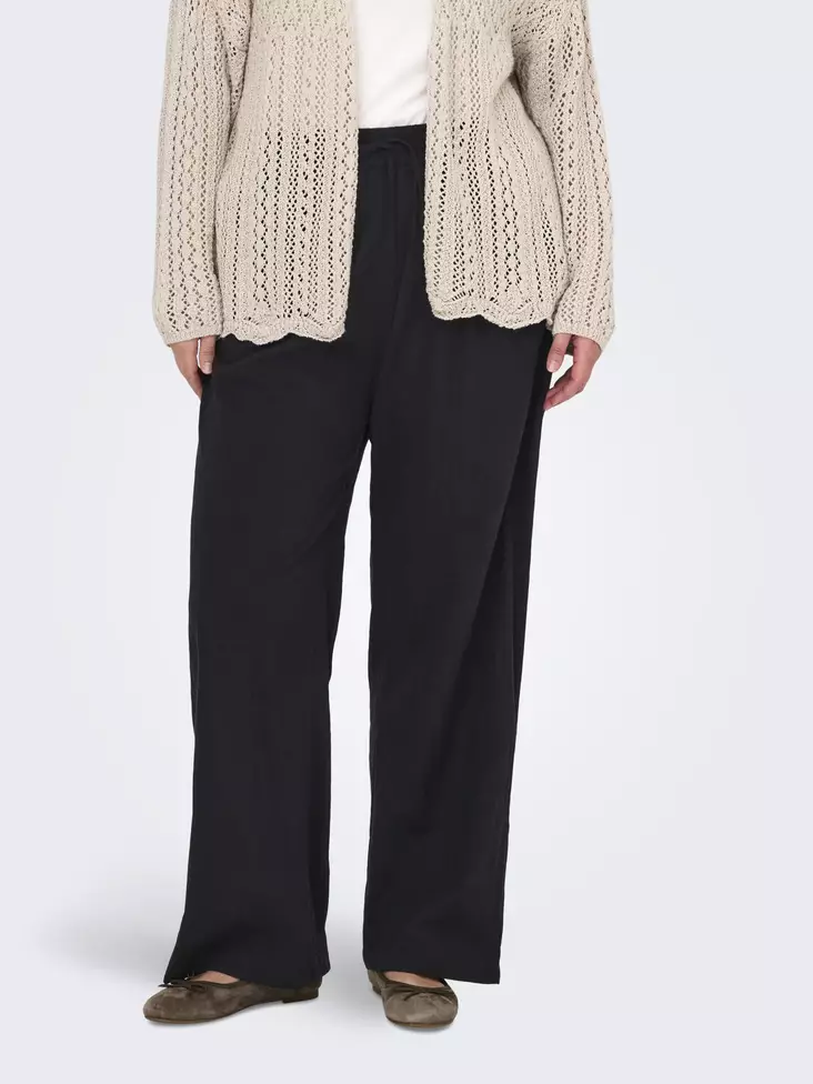 Only Carmakoma women's plus size trousers Loose black - Women's trousers - 137839 - 1